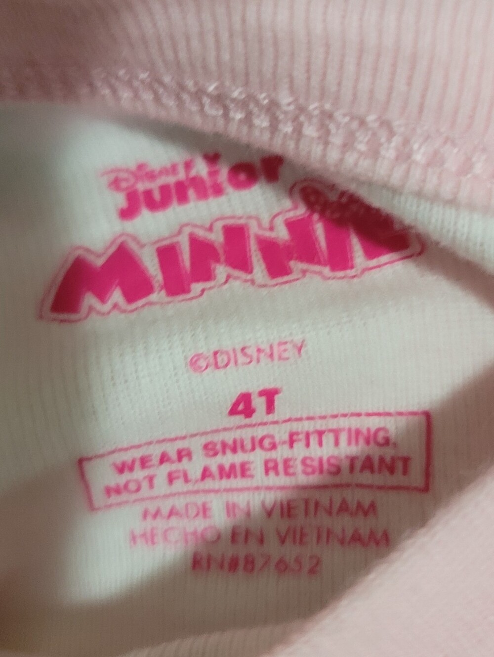 Bundle Of 8 Sets Of Toddler Girls Pink Minnie Mouse Long-Sleeve Pajamas Sets - Picture 11 of 13